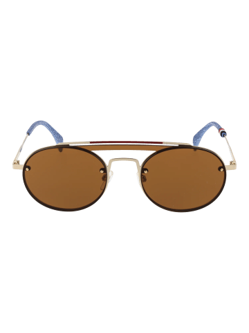 Tommy Hilfiger Frauen Sonnenbrille Flieger Gold