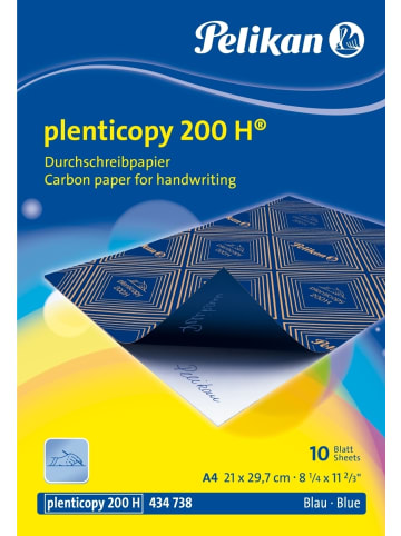 Pelikan Durchschreibpapier Plenticopy 200H A4 10 Blatt blau