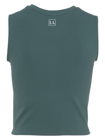 LASCANA ACTIVE Rundhalsshirt in dunkelgrün