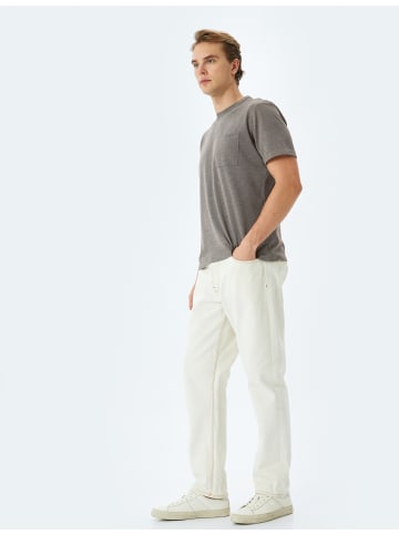 KOTON TSHIRT SS BSC in Braun