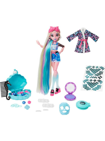 Mattel Monster High Puppe Lagoona Blue Spa Day Set Zubehör Haarspangen 4+ HKY69