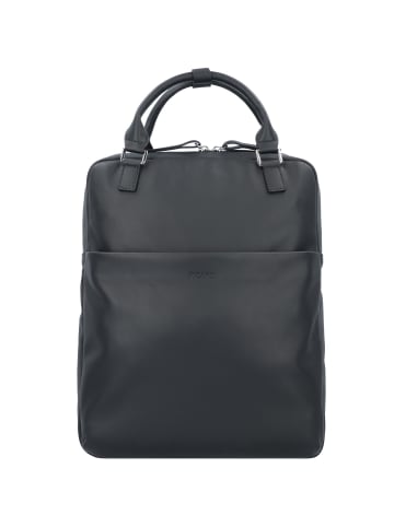 PICARD Rucksack Leder 42 cm in schwarz