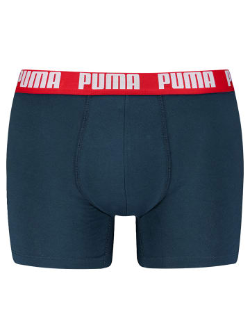 Puma Boxershort 6er Pack in Blau/Grau