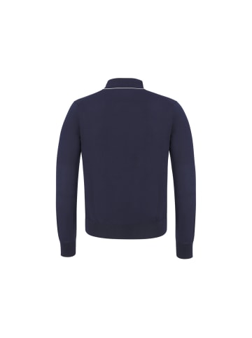 La Martina Langarm-Poloshirt MCS006 in dunkelblau