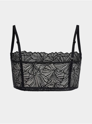 Erlich Textil  Erlich Textil Spitzen Bustier FLUID LACE BANDEAU BRALETTE in schwarz