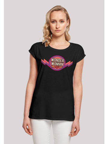 F4NT4STIC T-Shirt DC Comics Wonder Woman Rainbow Logo in schwarz