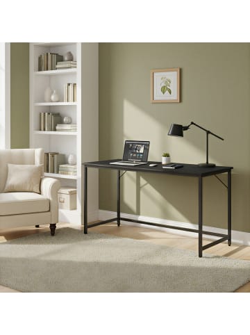 VASAGLE Tisch Barnet in Schwarz - (B)135 x (H)75 x (T)60 cm