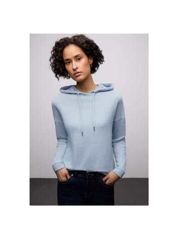 Street One Langarmshirt in frosted blue mel.