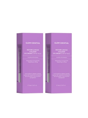 Glow Cocktail Collagen Augencreme Duo
