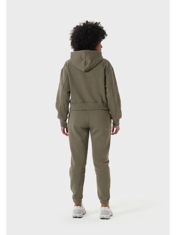 Tom Barron Freizeitanzug Oversize Zipper Relaxed Tracksuit With Hoodie in khaki