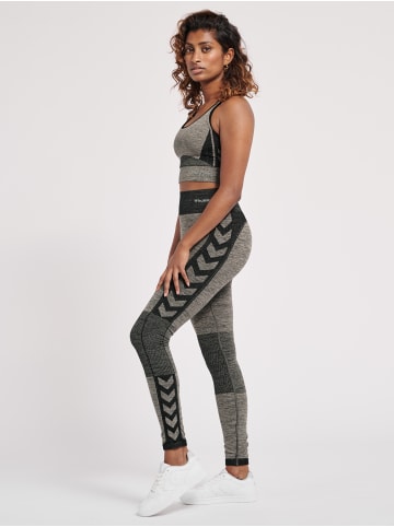 Hummel Leggings Hmlclea Damen in CHATEAU GRAY/BLACK MELANGE