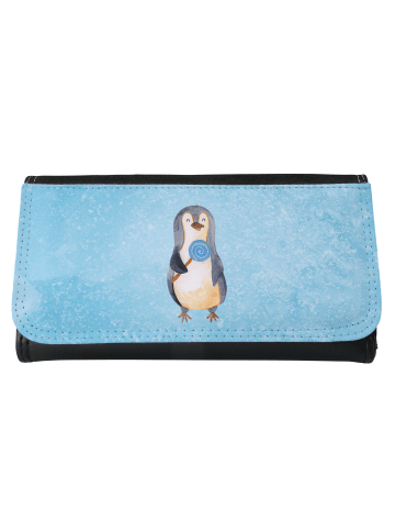 Mr. & Mrs. Panda Damen Portemonnaie Pinguin Lolli ohne Spruch in Eisblau