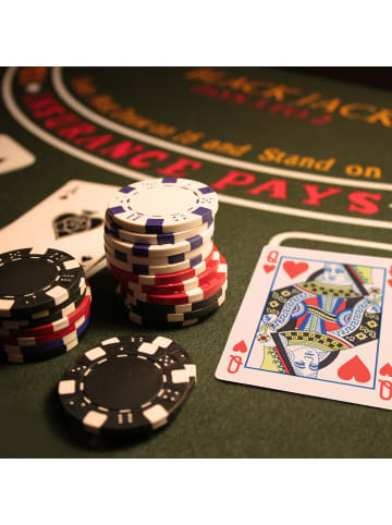 relaxdays Wasserfeste Pokerkarten in Bunt
