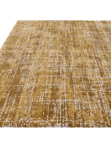 KADIMA DESIGN Teppich Velours, Textil, Geometrisch, Schlafzimmer, Weich in Senfgelb