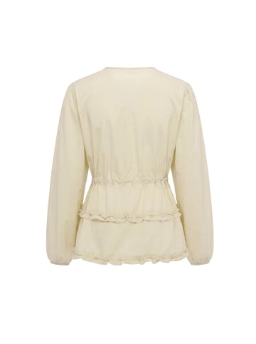 KIANNA Women Blouse in Light Dirty Yellow