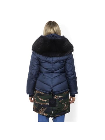 Mr&Mrs Italy Blau Polyester Damen Jacke
