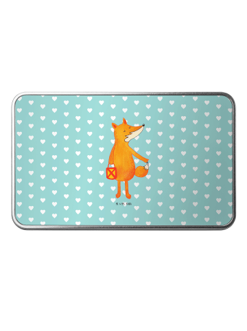 Mr. & Mrs. Panda Geschenkartikel Fuchs Laterne ohne Spruch in Türkis Pastell