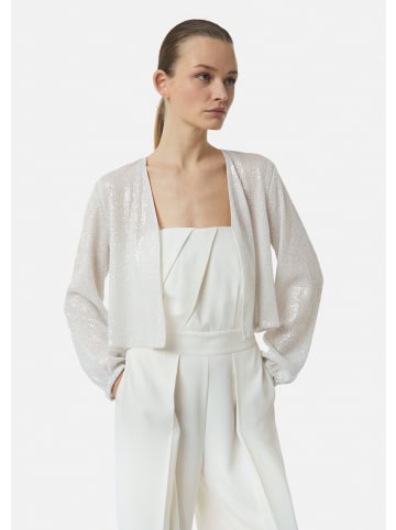 comma Bluse langarm in Weiß