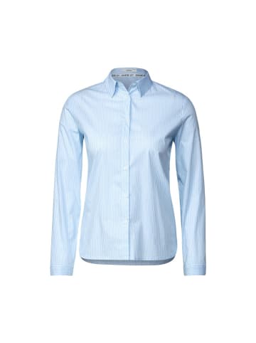 Langarmbluse in faded blue