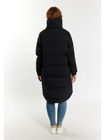 DreiMaster Damen Wintermantel Mit Wattierung in Schwarz