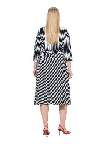 Ulla Popken Jerseykleid in schwarz