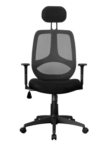 KADIMA DESIGN Komfortabler Bürostuhl: Ergonomisches Design, verstellbare Kopfstütze, Netzbezug
