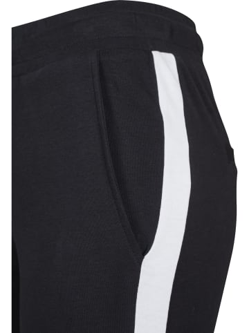 Urban Classics Trousers - Sweat in black/white