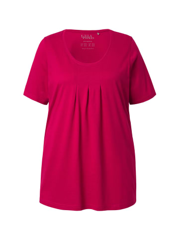 Ulla Popken Shirt in dunkle himbeere