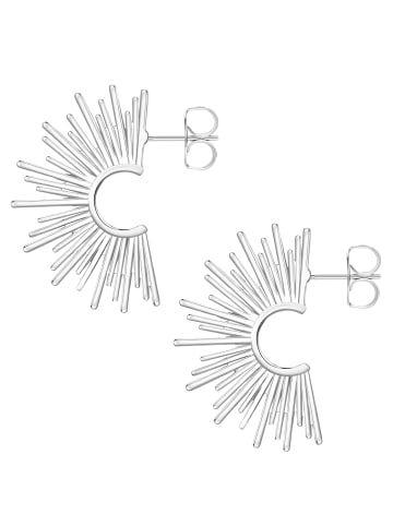 Yokoamii Ohrstecker aus Messing in silber