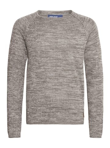 BLEND Strickpullover BHDan 20700587ME Strickpullover mit aufgerollten Säumen in Grau