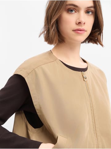 Marie Lund Weste in beige - 0001