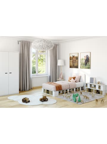Mathy by Bols BOXES Kinderbett 1 Seite Stall 90 x 190