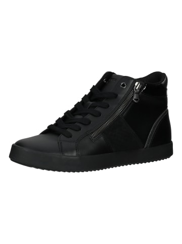 Geox Sneaker in Schwarz/Silber