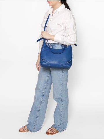 Viola Castellani Schultertasche in BLUETTE