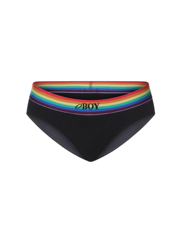 Oboy Slip U134 RAINBOW in schwarz