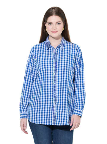 Ulla Popken Trachtenbluse in royalblau