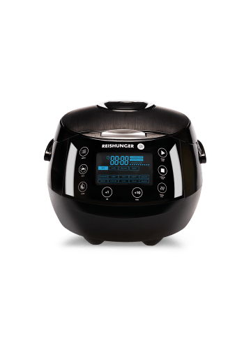 Reishunger Digitaler Reiskocher, Black, 860W, 1,5l