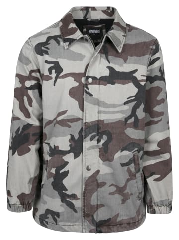 Urban Classics Track Jackets in grey camo