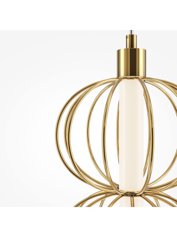 Licht-Erlebnisse Wandlampe EEK G (B)13.9 x (H)69.8 cm in GoldGold