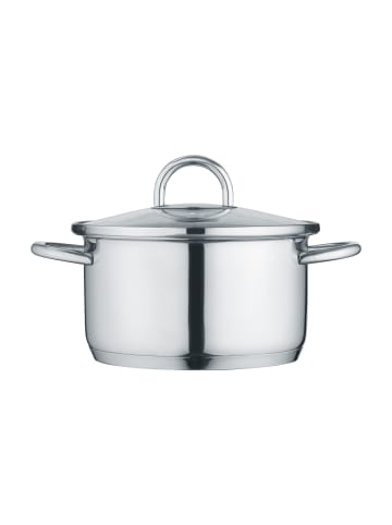 Berndes Mini Kochtopf mit Glasdeckel aus Edelstahl - b.mini in poliert