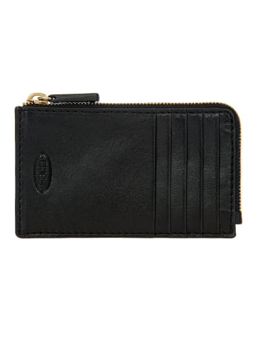 BRIC`s Volterra Kreditkartenetui RFID Schutz Leder 14 cm in black