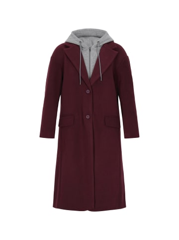 myMo ROCKS Coat in burgundy