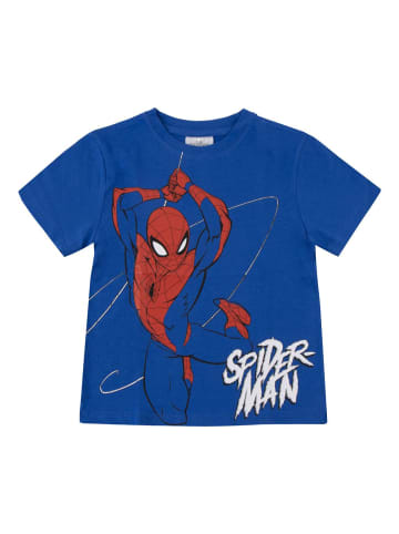 Spiderman Spider-Man Jungen T-Shirt  Baumwolle in blau