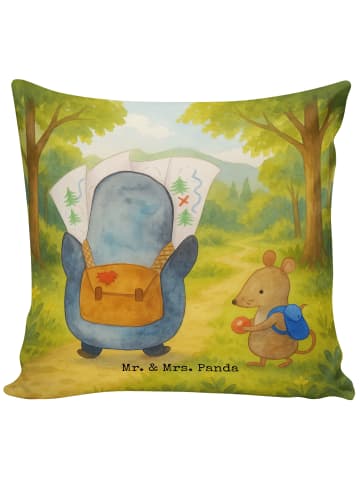 Mr. & Mrs. Panda kuschelkissen 40x40 Pinguin & Maus Wanderer Des... in Weiß