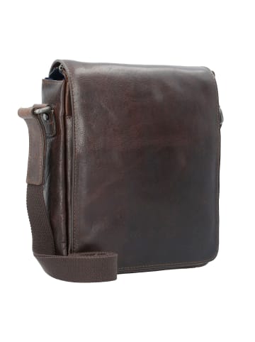 Leonhard Heyden Roma Umhängetasche Leder 23 cm braun