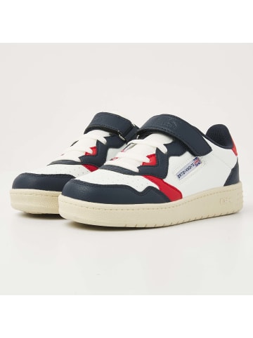 British Knights Sneaker Noors in weiss/dunkelblau/rot