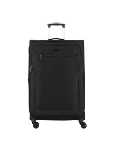 D&N Travel Line 6874 4-Rollen Trolley 76 cm schwarz