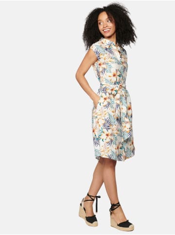 KOROSHI KURZÄRMELKLEID in weiß