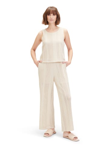 Vera Mont Jumpsuit mit Struktur in Sandshell