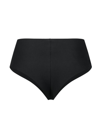 Erlich Textil  Light Touch High Waist Brazil String aus weichem Modal - nahtlose Kanten in schwarz